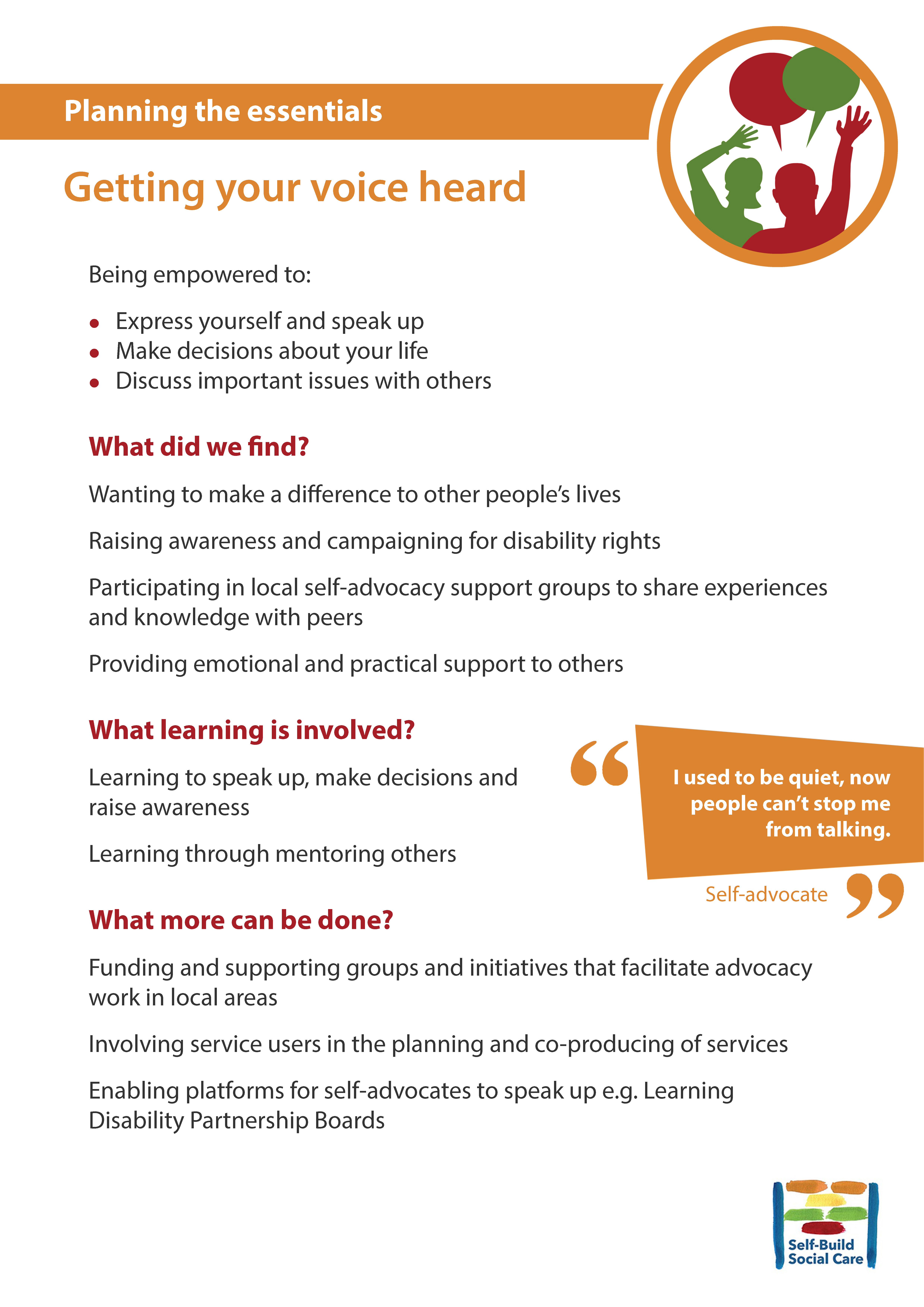 Getting your voice heard